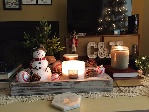 Christmas decor, christmas centerpiece