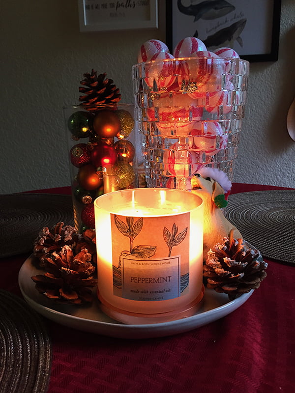 Christmas decor, christmas centerpiece