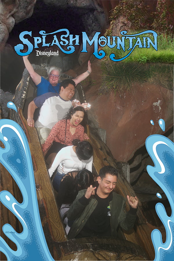 Christmas in Disneyland, Christmas in Disneyland 2017, Disneyland 2017, Disneyland Splash Mountain, Splash Mountain