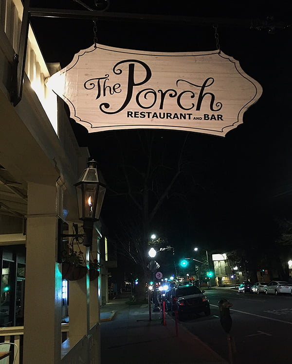 Dine Downtown Sacramento The Porch Restaurant and Bar Hannah on Horizon