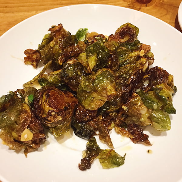 The Porch Sacramento, The Porch restaurant Sacramento, the porch restaurant, Dine Downtown Sacramento, Fried brussels sprouts