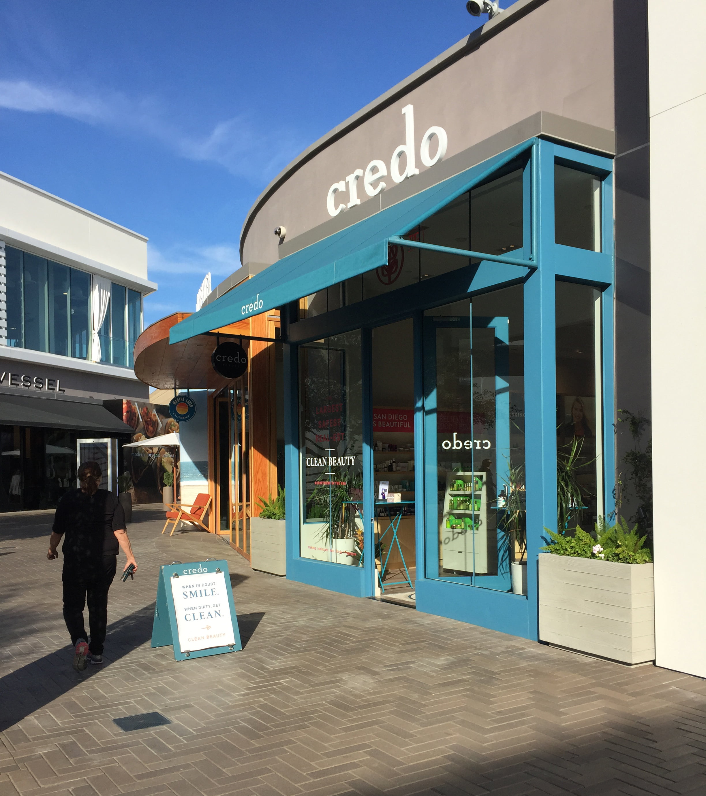 Westfield Mall UTC, Credo Beauty, Credo Beauty San Diego